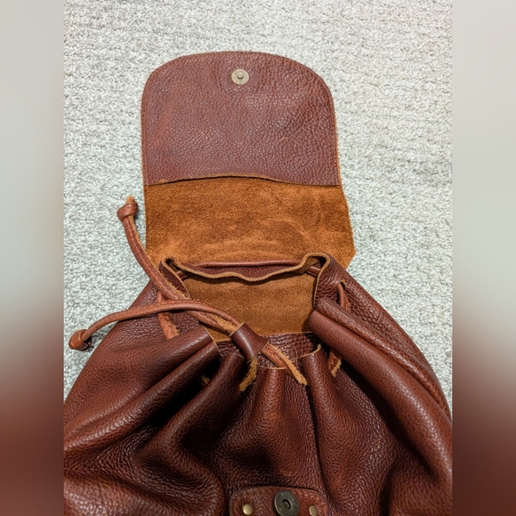 Portland Leather Goods Bucket Backpack - Nutmeg main image 6